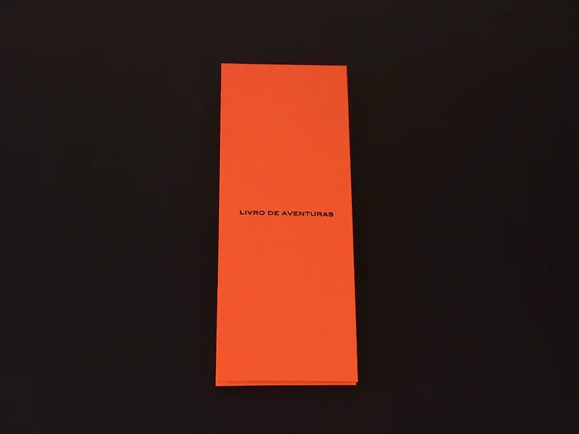 Livro de Aventuras #2, Tinta da china sobre papel, folio com duas abas forradas em tecido, com caixa, fechado 45x18x3cm aberto 45x180x0,5cm, 2008-Rui-Horta-Pereira